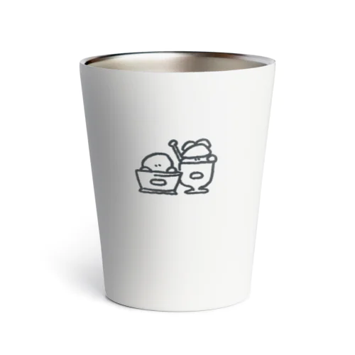 アイスから覗く人たち Thermo Tumbler