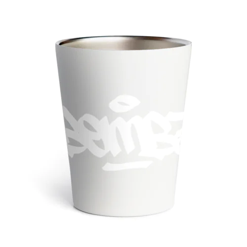 ホワイトBombタグ Thermo Tumbler