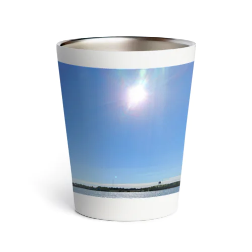 Blue【青天のミシシッピ川】 Thermo Tumbler