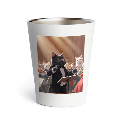 黒猫の指揮者-Re:role Cats(リロールキャッツ)シリーズNo.1-3-2-250203 Thermo Tumbler