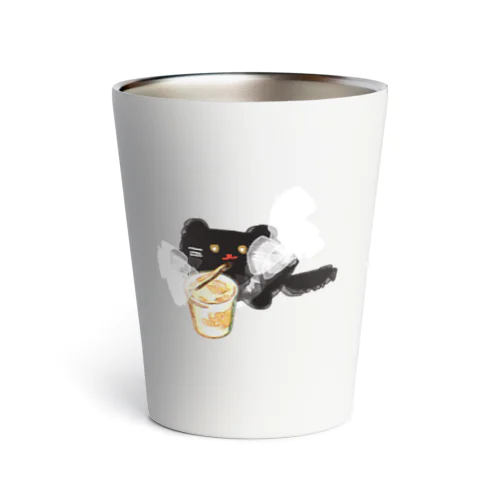 モフ黒猫～深夜カップラーメン～ Thermo Tumbler