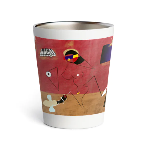 女、夜、部屋 Thermo Tumbler