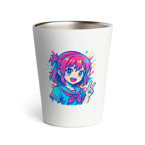 「ネオンヒロイン・エクスプレス」 Thermo Tumbler