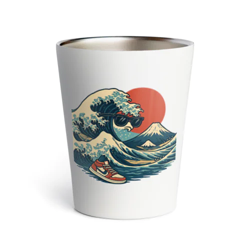 🌊『ストリート・グレートウェーブ』 Thermo Tumbler