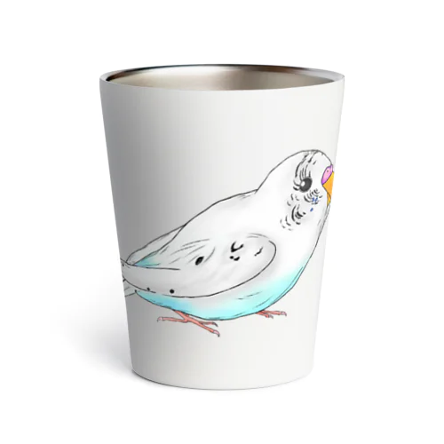 セキセイインコのピーコちゃん Thermo Tumbler