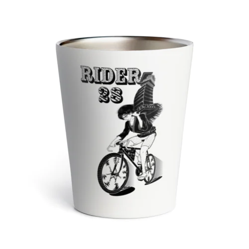 rider28 #1 (black ink) Thermo Tumbler