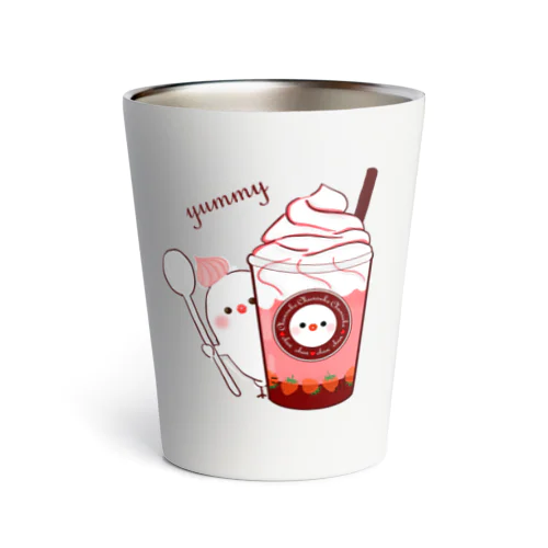 ちゅんカフェ　苺 Thermo Tumbler