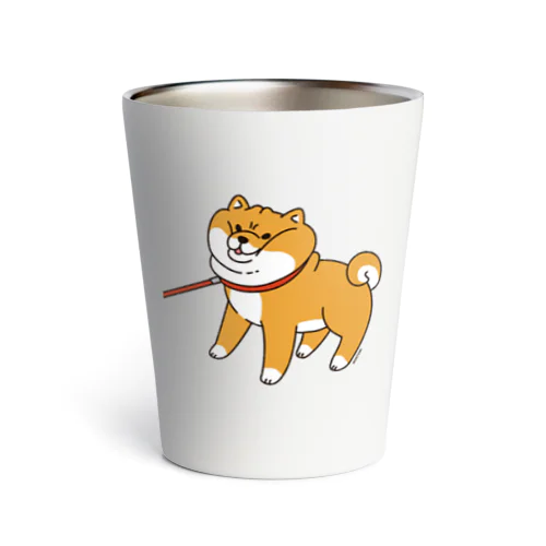 散歩から帰りたくない柴犬 Thermo Tumbler