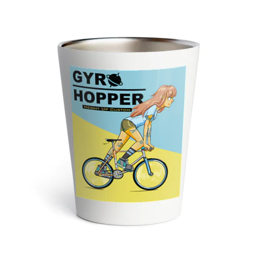 GYRO HOPPER (inked fixie girl) Thermo Tumbler