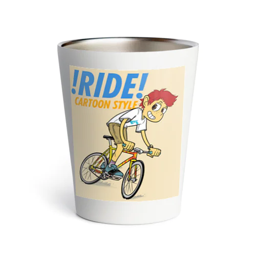 !RIDE! (CARTOON STYLE) Thermo Tumbler