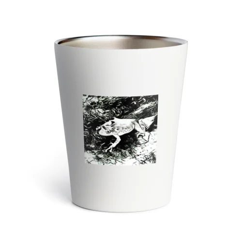 Fantastic Frog -Black And White Version- Thermo Tumbler