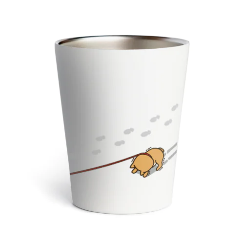雪のイヤイヤ柴犬 Thermo Tumbler
