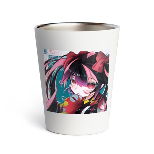 大正浪漫とポッピンガール。 Thermo Tumbler