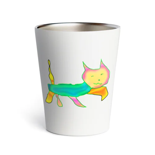 覚醒した 猫マン２ Thermo Tumbler