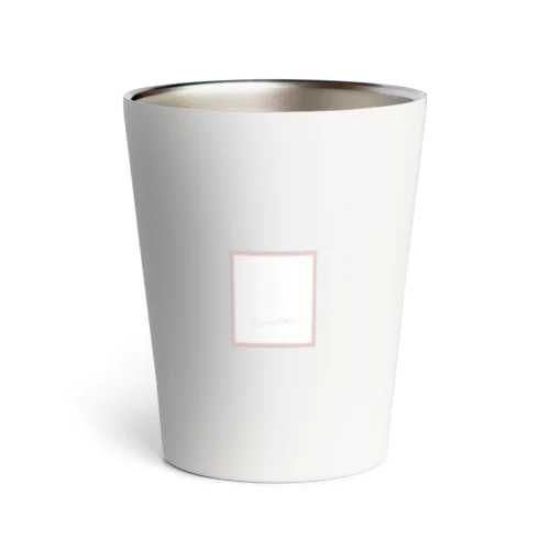 ピンクの線画🌷チューリップ Thermo Tumbler