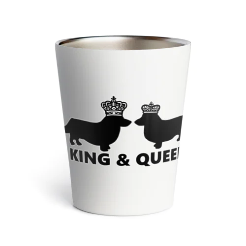 KING ＆ QUEEN （コーギー） Thermo Tumbler