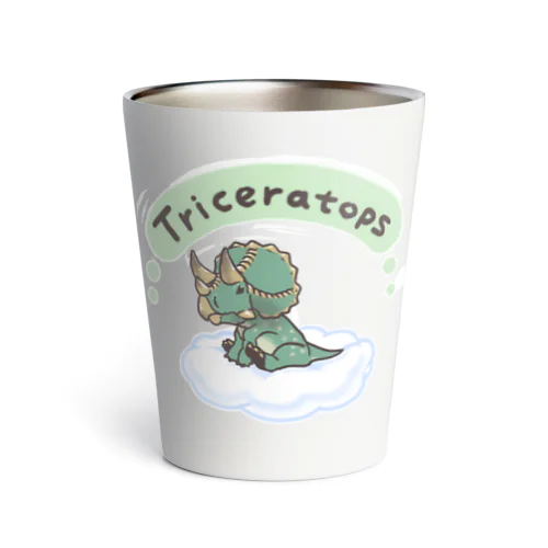 ふわふわトリケラトプス Thermo Tumbler