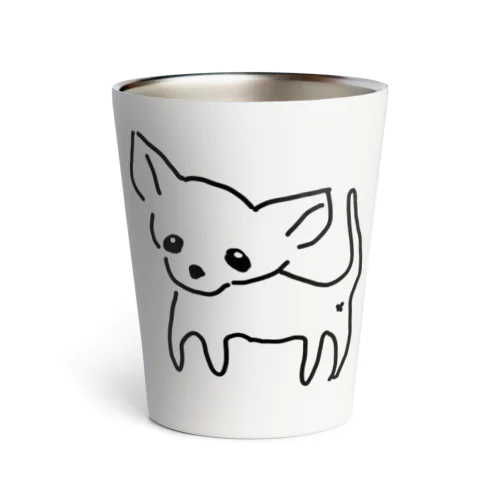 ゆるチワワ（クリア） Thermo Tumbler