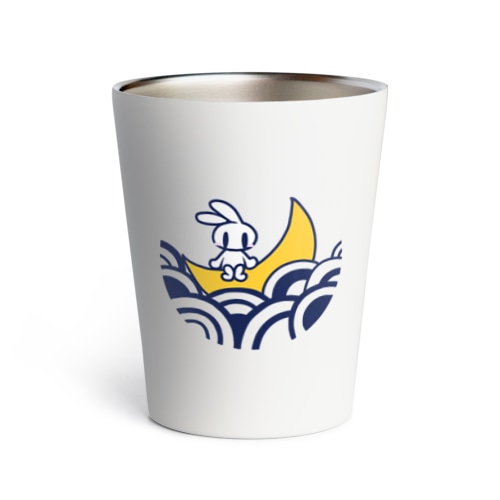 月の舟とうさぎカラー版 Thermo Tumbler