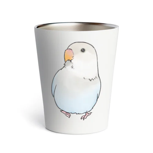 おすましコザクラインコ　らむねちゃん【まめるりはことり】 Thermo Tumbler