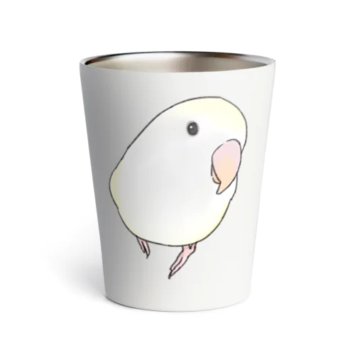 コザクラインコ　バイオレットパイドちゃん【まめるりはことり】 Thermo Tumbler