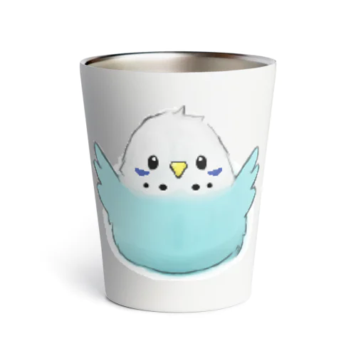 水色セキセイインコ Thermo Tumbler