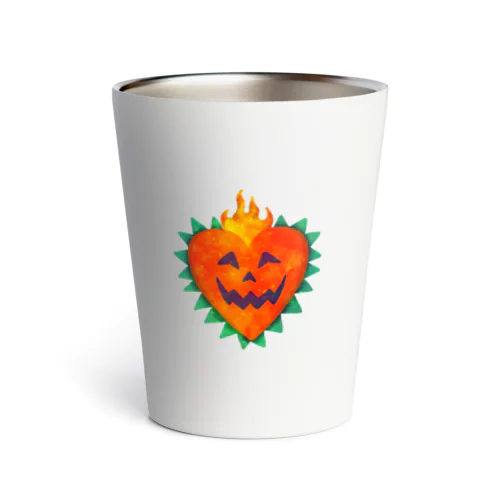 🧡🎃Halloween heart pumpkin🎃🧡 Thermo Tumbler