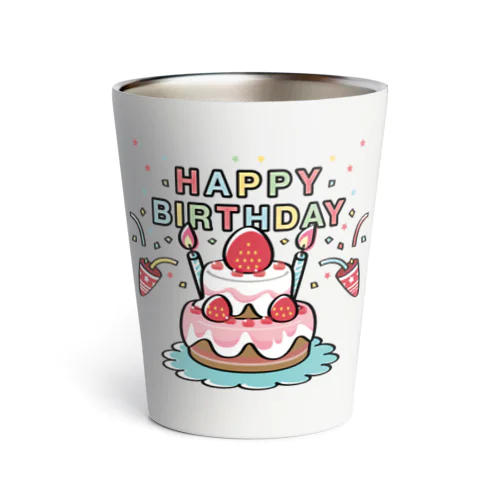 CT61HAPPY BRITHDAY  Thermo Tumbler