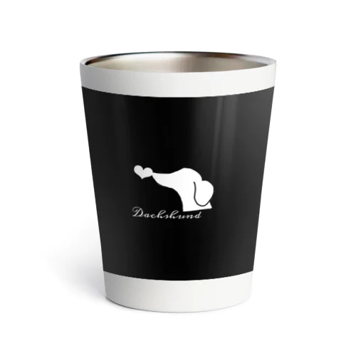 Dachshund　Black Thermo Tumbler