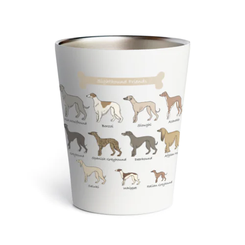 Sighthound Friends(淡色推奨) Thermo Tumbler