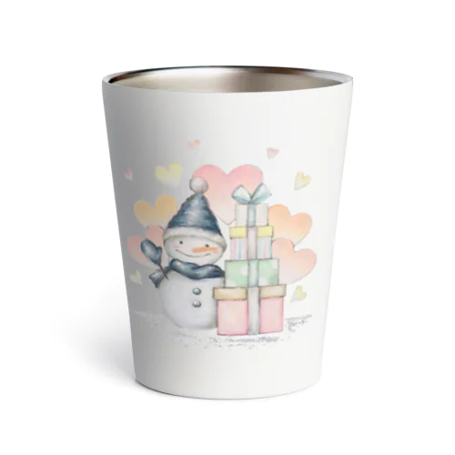 LOVE スノーマン Thermo Tumbler