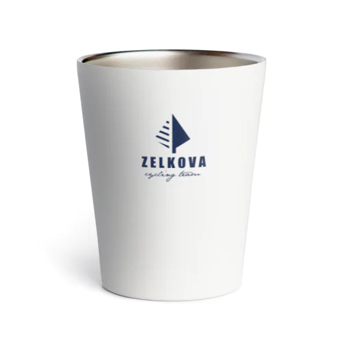 ZELKOVA LOGO navy  サーモタンブラー