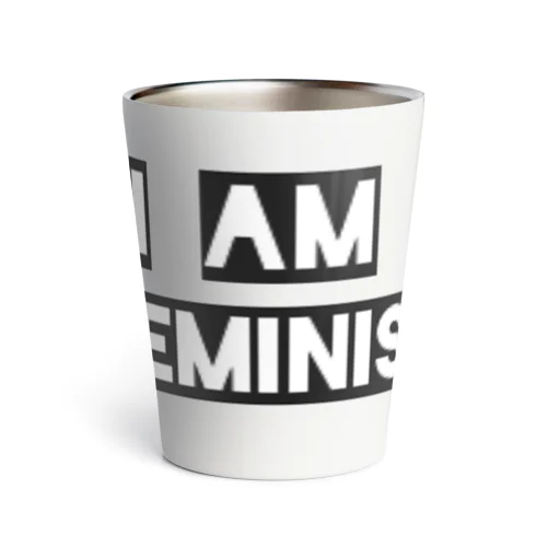 フェミニスト I AM FEMINIST Thermo Tumbler