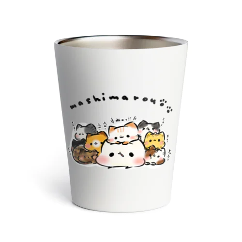 山盛り猫ましまろう Thermo Tumbler