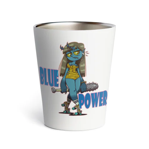 “BLUE POWER” Thermo Tumbler