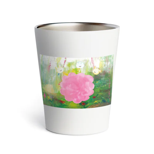 花囲みぷにたち Thermo Tumbler