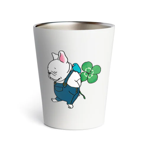 幸せを運ぶフレブルちゃん。 Thermo Tumbler