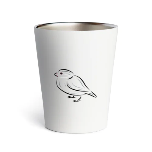 シンプル文鳥 Thermo Tumbler