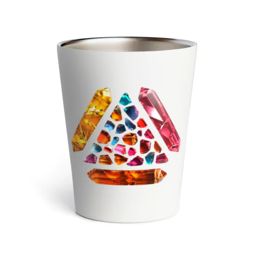 CHAKRA TRIANGLE STONE  Thermo Tumbler