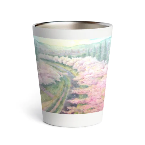 桜の海 Thermo Tumbler