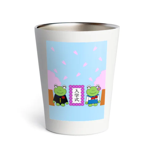 入学式のかえるさん Thermo Tumbler