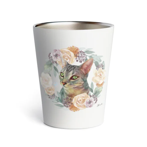 猫カフェラグドールにっくflower Thermo Tumbler