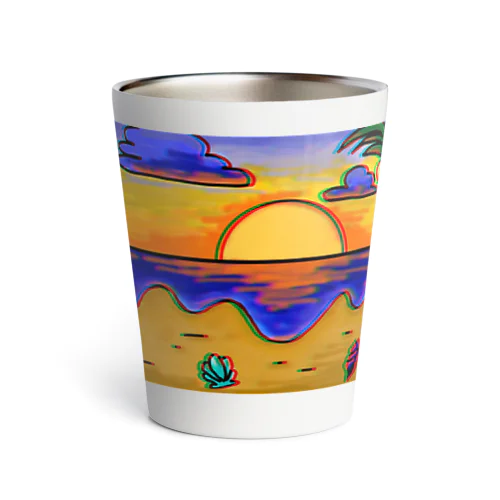 Sunset sea Thermo Tumbler