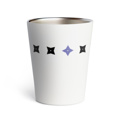 手裏剣　黒青 Thermo Tumbler