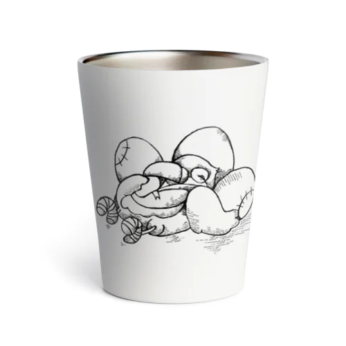 おやすみトロポコ線画 Thermo Tumbler