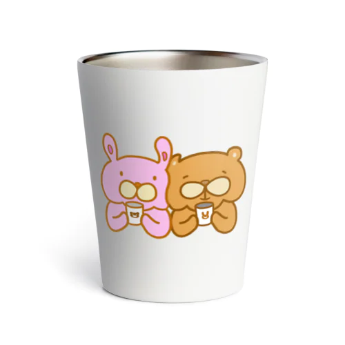 うさぎとさぎょべあ Thermo Tumbler