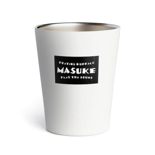 MASUKE LOGO-BLK01 サーモタンブラー