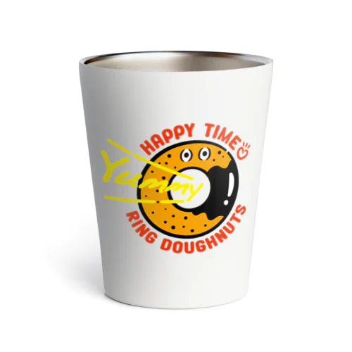 Happy Ring Doughnuts Thermo Tumbler