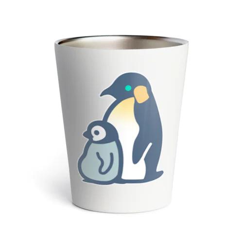 ぺんぎんのおやこ（カラー） Thermo Tumbler