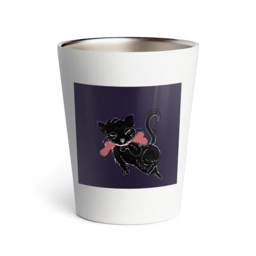 黒猫ちゃん Thermo Tumbler